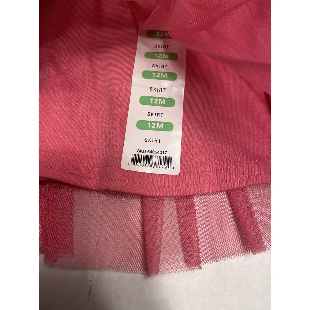 kids‎ korner baby girls pink tutu skirt size 12 months
